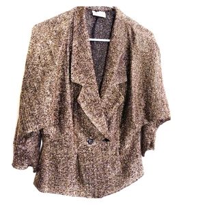 Vintage Hot Stuff 80's Blouse Shirt Top Women Medi